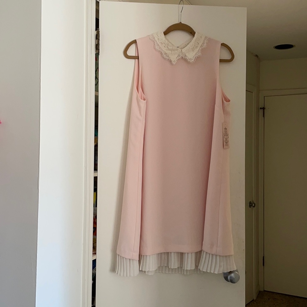 Nanette Lepore *Spring Bloom* Dress Ballet Slipper pink Credence creamSize 14.